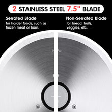 Load image into Gallery viewer, Professional Electric Deli Slicer: Adjustable Thickness for Meat, Cheese &amp; Bread