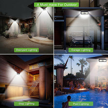 Load image into Gallery viewer, 268 LED Super Bright Solar Motion Sensor Lights - 4000 Lumen Security Floodlight