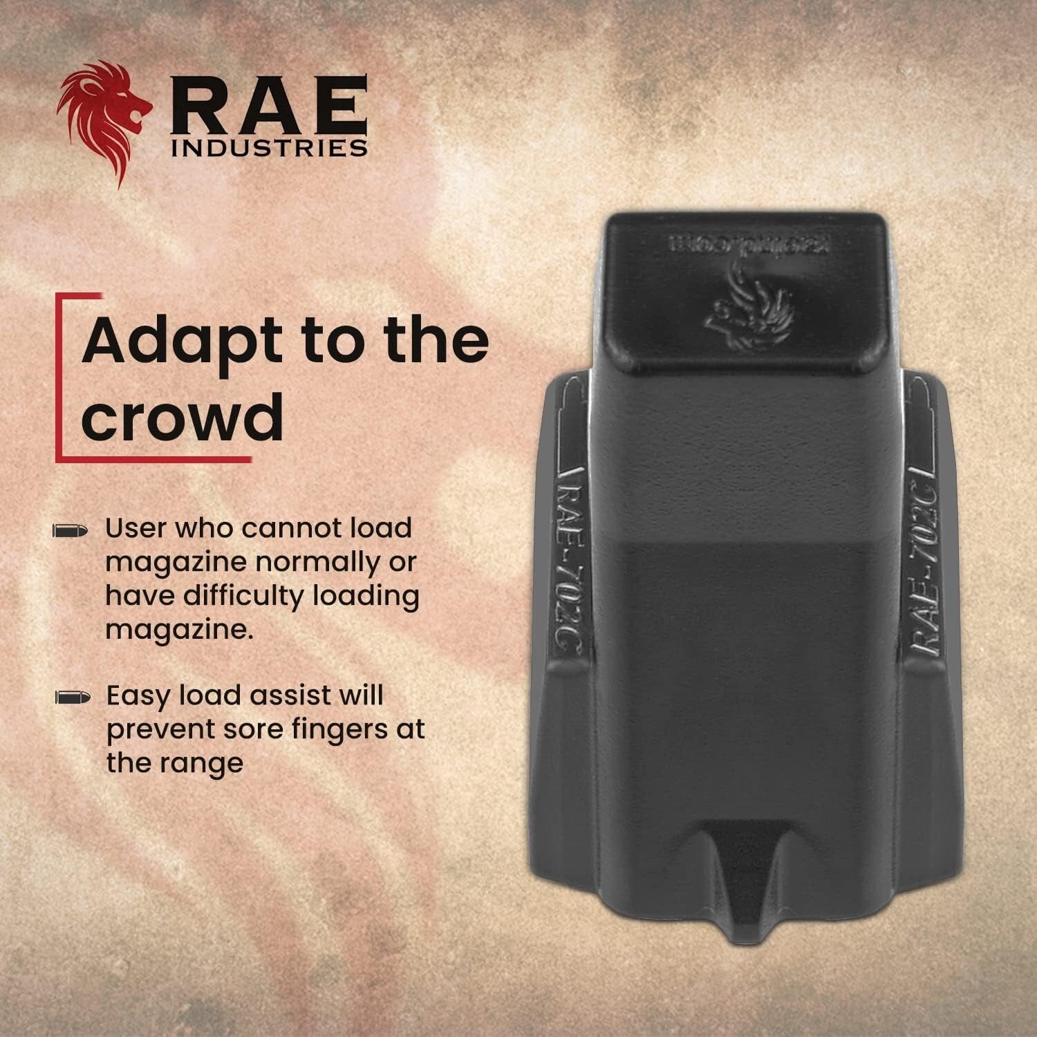 Compact RAEIND Mag Loader for 9mm Stribog Line - Quick Loading Solution