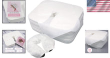 Load image into Gallery viewer, 500 Count Premium Disposable Face Cradle Covers - Medical-Grade Cotton for Spa