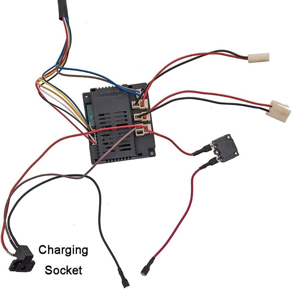 Complete 12V Kids Electric Car DIY Modification Kit with 2.4G Remote Control