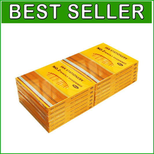 600 Pre-Sharpened HB Pencils Set - Essential Teacher Supplies in 12 Boxes