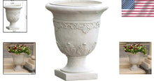 Load image into Gallery viewer, Weather-Resistant 20" Moroccan Stone Planter Urn for Traditional Garden Elegance