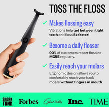 Load image into Gallery viewer, Award-Winning Electric Flosser with 45 Eco-Friendly Refills – Sonic Technology