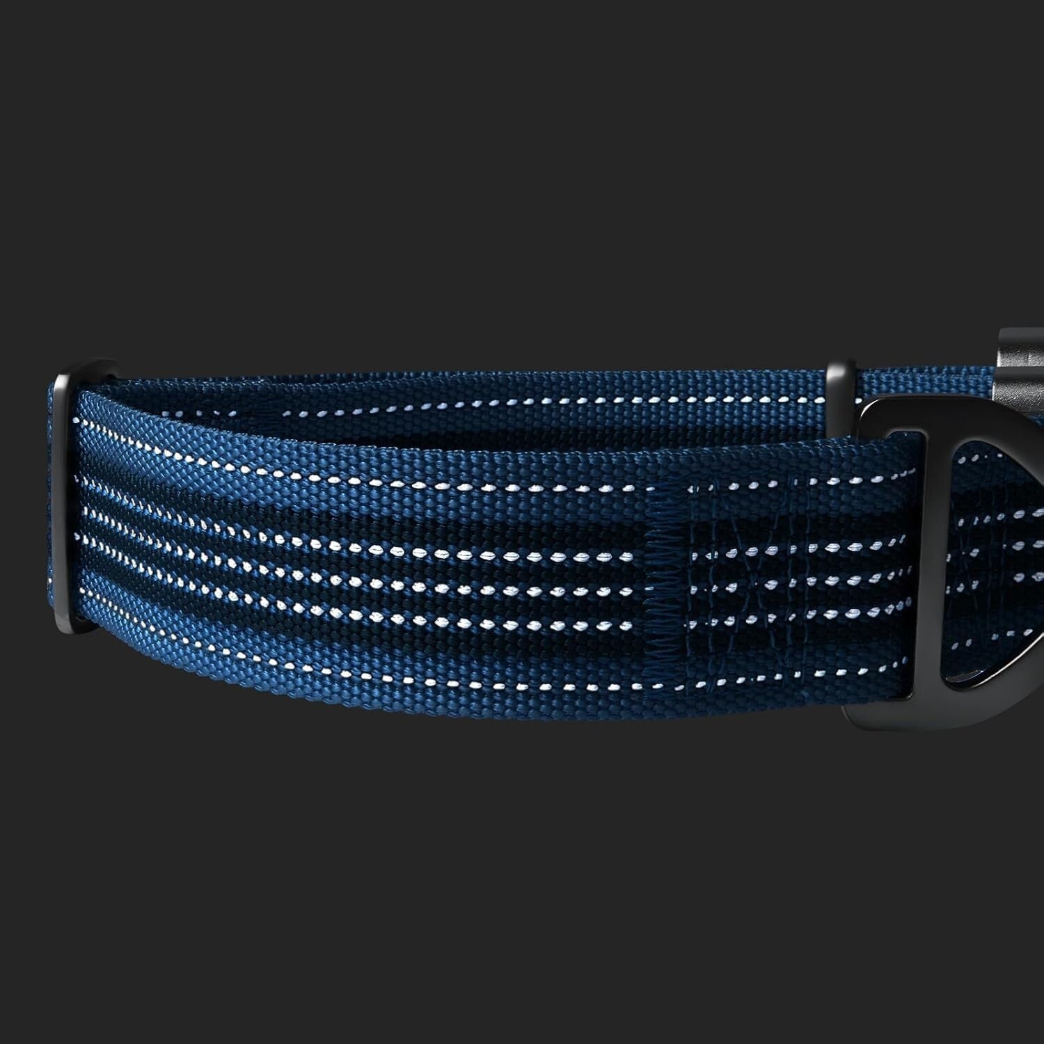 Wine Red Adjustable Dog Collar 1.5 Inch Wide with Strong Aluminum Quick Release