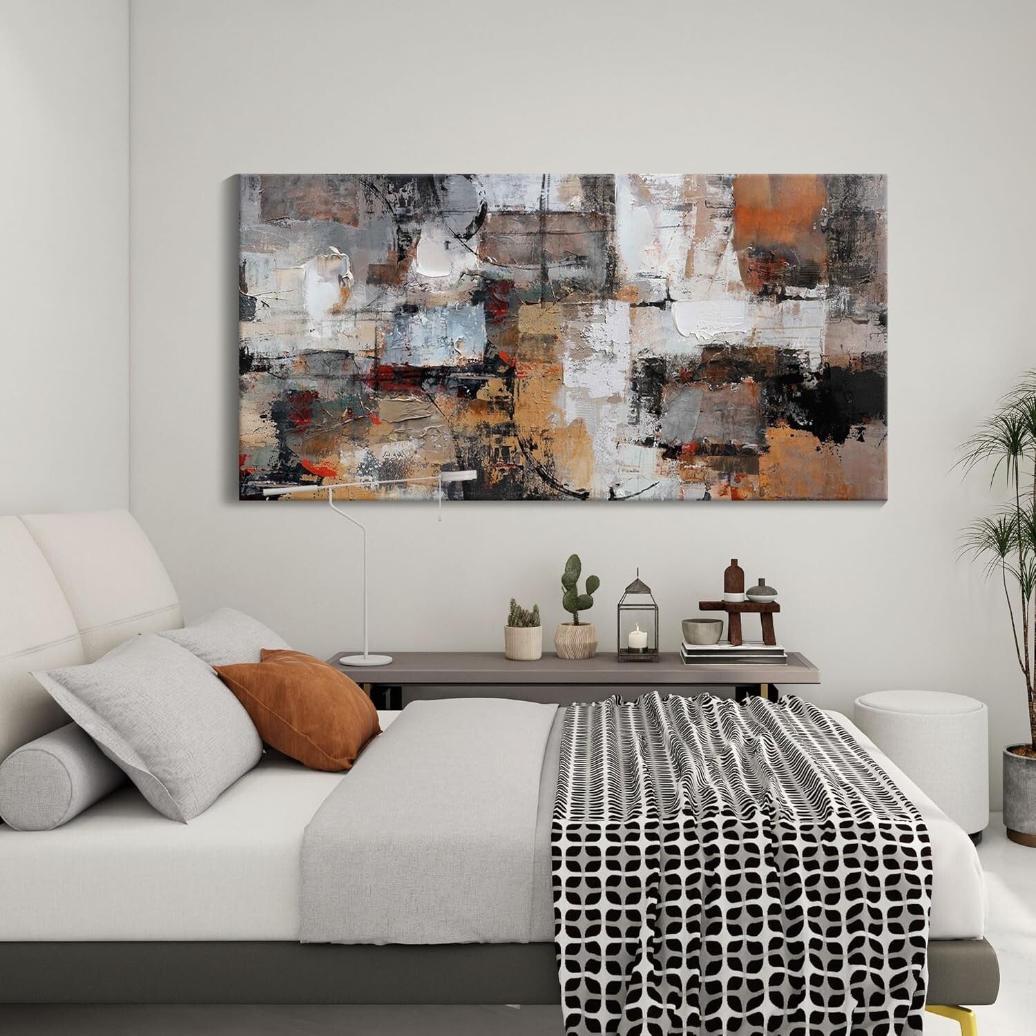 Durable Abstract Canvas Wall Art - Stunning Modern Design for Living Spaces