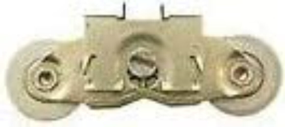 Set of 2 Lightweight 20-Inch Metal Patio Door Rollers - Easy Installation