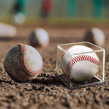 Load image into Gallery viewer, 16-Pack UV Protected Acrylic Baseball Display Cases - Ideal for Memorabilia