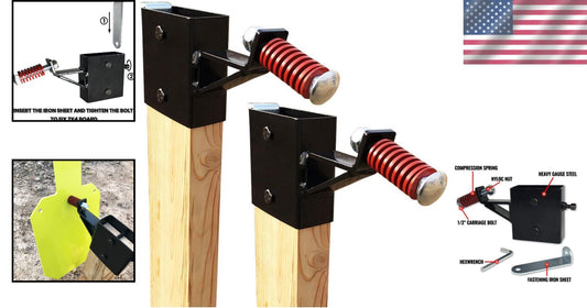 Durable Adjustable Target Stand - 2x4 Hanger with AR500 Steel Construction
