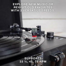 Load image into Gallery viewer, Upgraded Sound 3-Speed Suitcase Record Player with Bluetooth Speakers - Mint