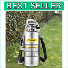 Load image into Gallery viewer, Versatile 2 Gallon Handheld Sprayer with Safety Valve &amp; Adjustable Brass Nozzle