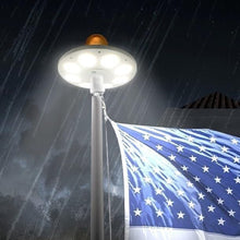 Load image into Gallery viewer, 136 LED Solar Flag Light with Auto On/Off for 15-25 Ft Poles - Waterproof