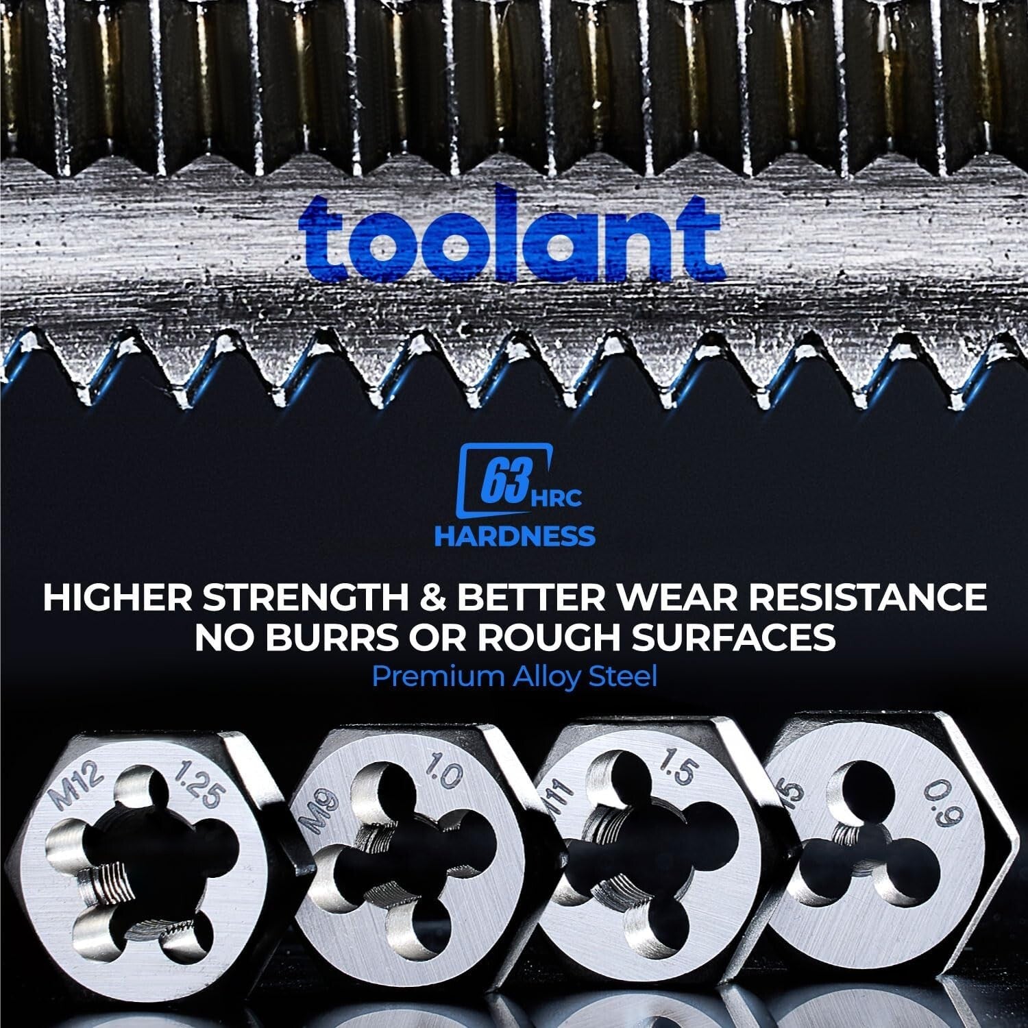 Efficient SAE/Metric Tap and Die Tool Set with Matching Drill Bits - 127 pcs