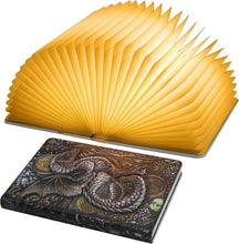 Load image into Gallery viewer, Portable Flying Dragon Book Lamp - 3 Color Touch Night Light for Teens &amp; Adults