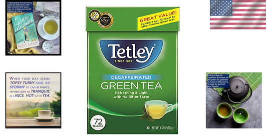 Rainforest Alliance Certified Decaf Green Tea, 432 Count Tea Bags - Eco-Friendly