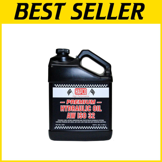 128 oz Heat Stable Hydraulic Oil - Long-Lasting Mineral Lubricant for Machines