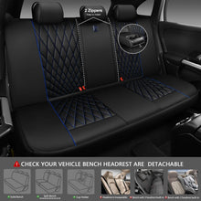 Load image into Gallery viewer, 5-Seat Waterproof Faux Leather Covers with Anti-Slip Design for SUVs and More