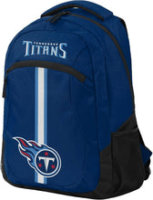 Load image into Gallery viewer, Lightweight Tennessee Titans Backpack with Secure Zippers and Mesh Pockets