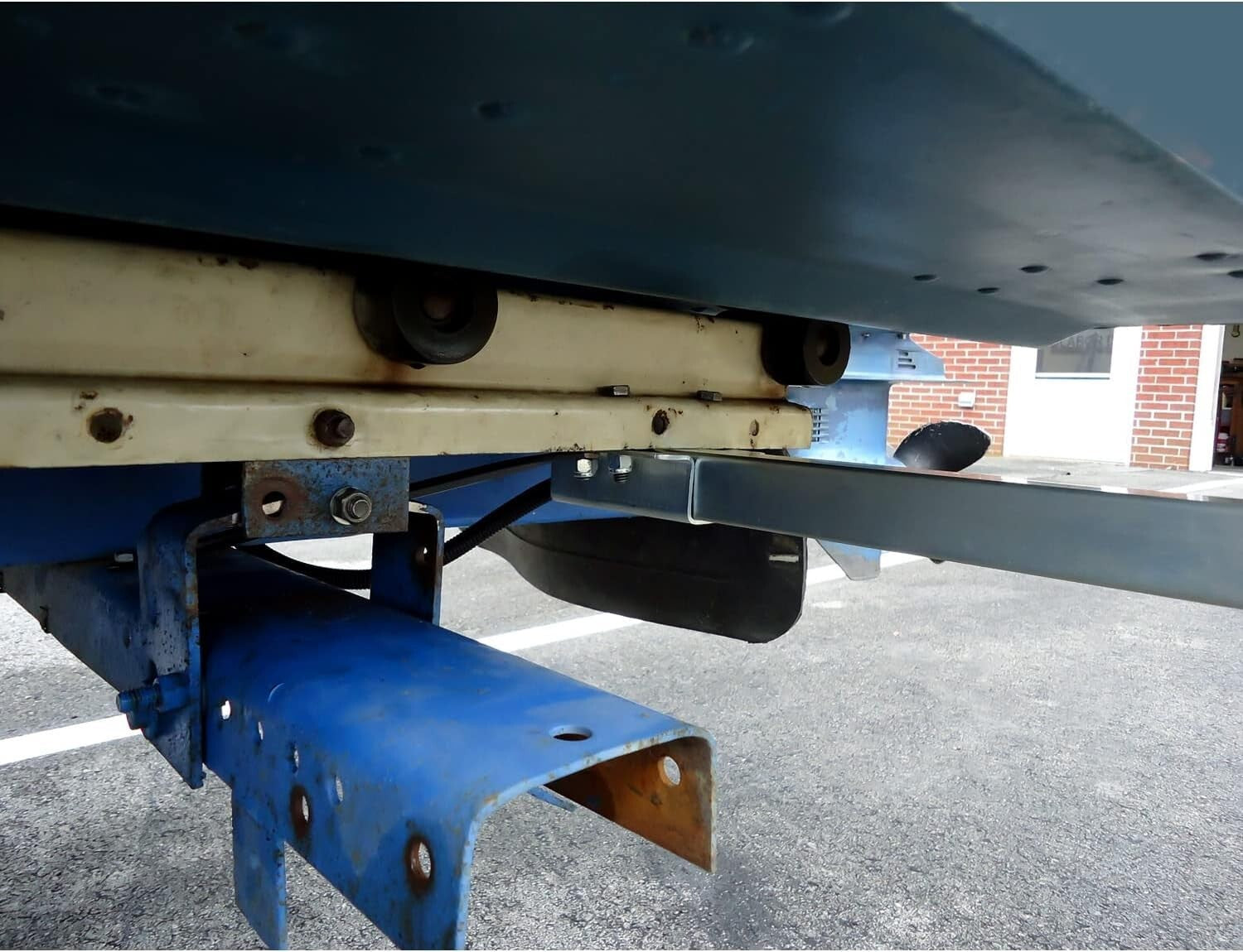 Galvanized Steel Bunk Board Guide Rails for Easy Boat Loading - 2 Foot Kit