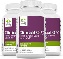 Load image into Gallery viewer, Clinical OPC Extra Strength - 60 Softgels, 3 Pack - 400 mg Grape Seed Extract