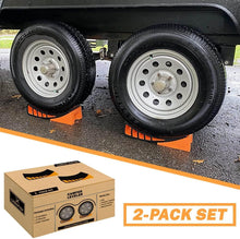 Load image into Gallery viewer, Quick &amp; Precise RV Levelers with Chocks – Dual Axle 2-Pack for Stress-Free Setup