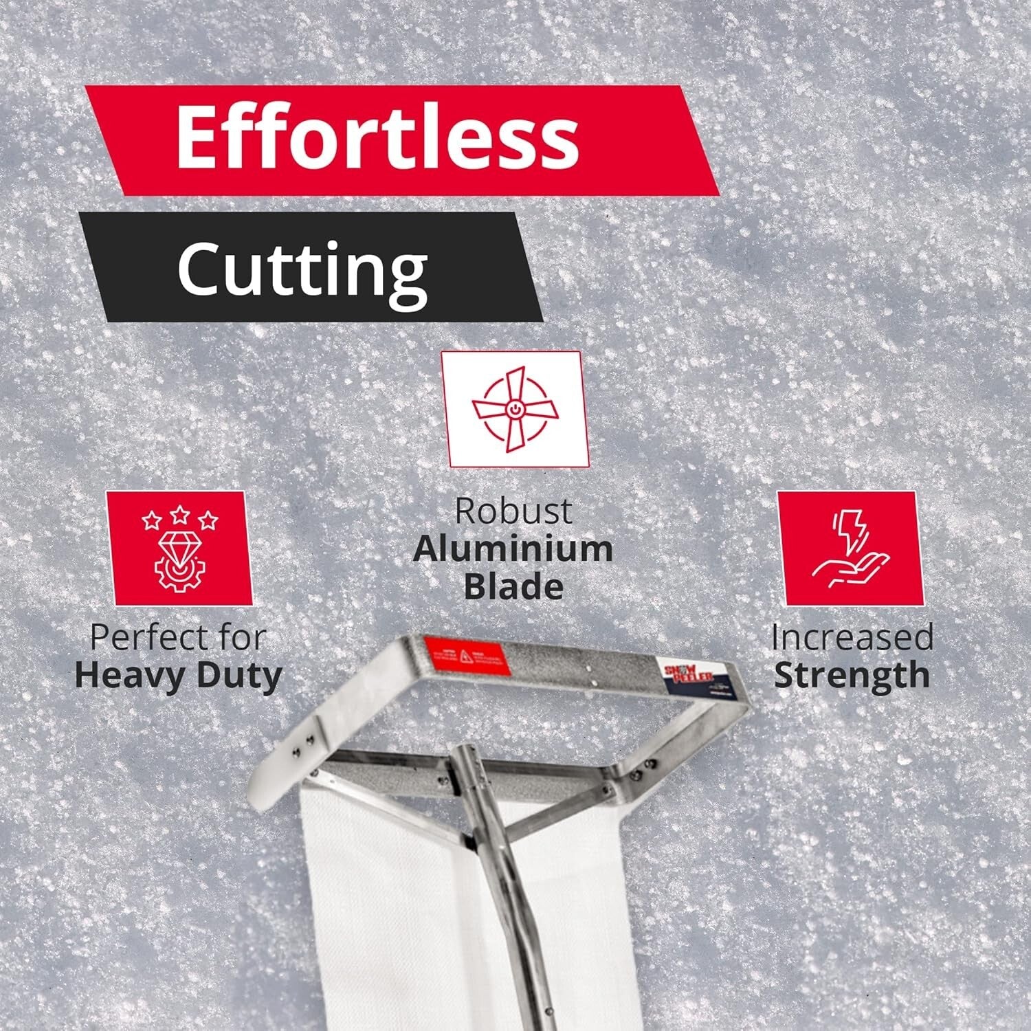 Durable Aluminum Roof Rake - 20 ft Snow Removal Tool for Efficient Clearing