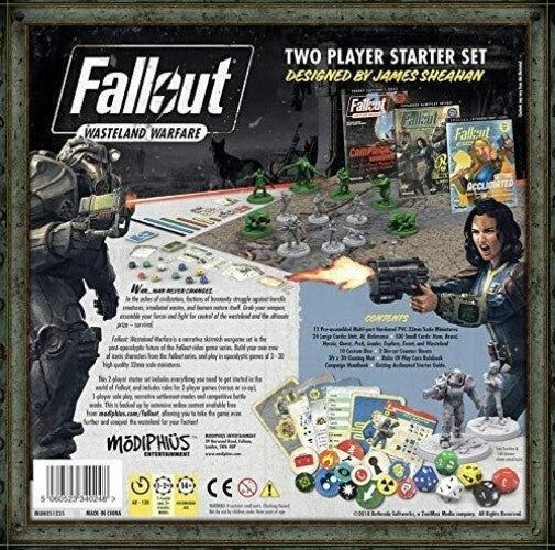 Fallout: Wasteland Warfare Board Game - Narrative-Driven Strategy for 2 Players