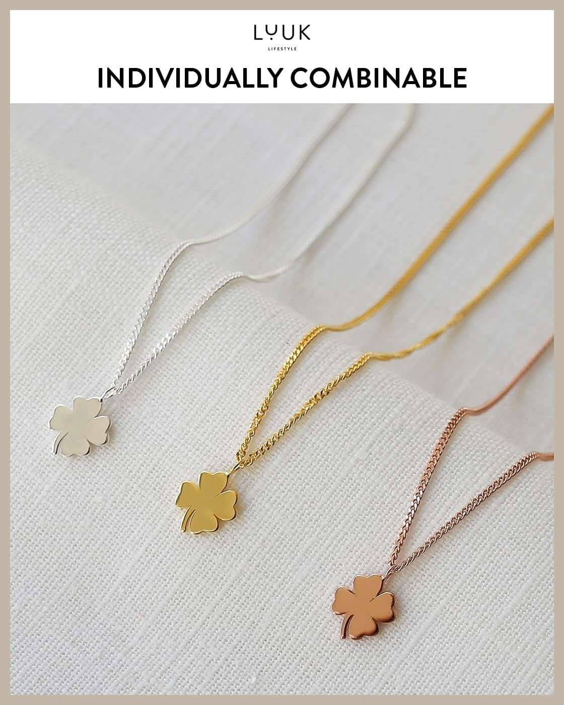 925 Sterling Silver Filigree Necklace with Lucky Clover Pendant - Adjustable 20"