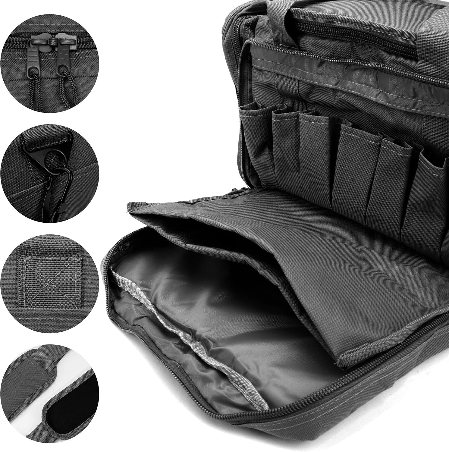 Weather-Resistant Tactical Bag for Shooting, Hunting, and Travel - 600D Nylon