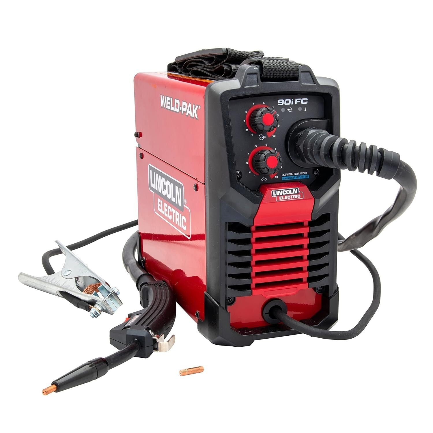90i FC Flux Wire Welder - Compact & Portable for DIY Projects and Home Repairs