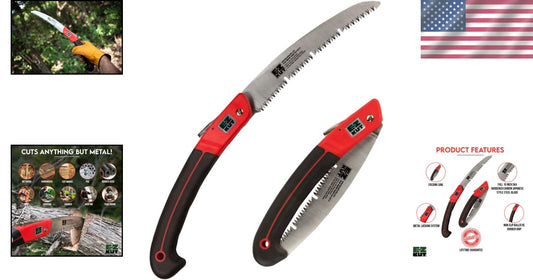 Wow Folding Pruning Saw 10 Inch - Ergonomic Tree Trimmer for Outdoor Adventures