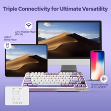 Load image into Gallery viewer, Gasket-Mounted Wireless Mechanical Keyboard with TFT Screen &amp; RGB - Ajazz AK820