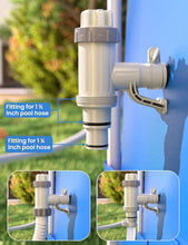 Load image into Gallery viewer, Plunger Valve &amp; Pipe Holder Combo for Above Ground Pools - Easy Install - 2 Pack