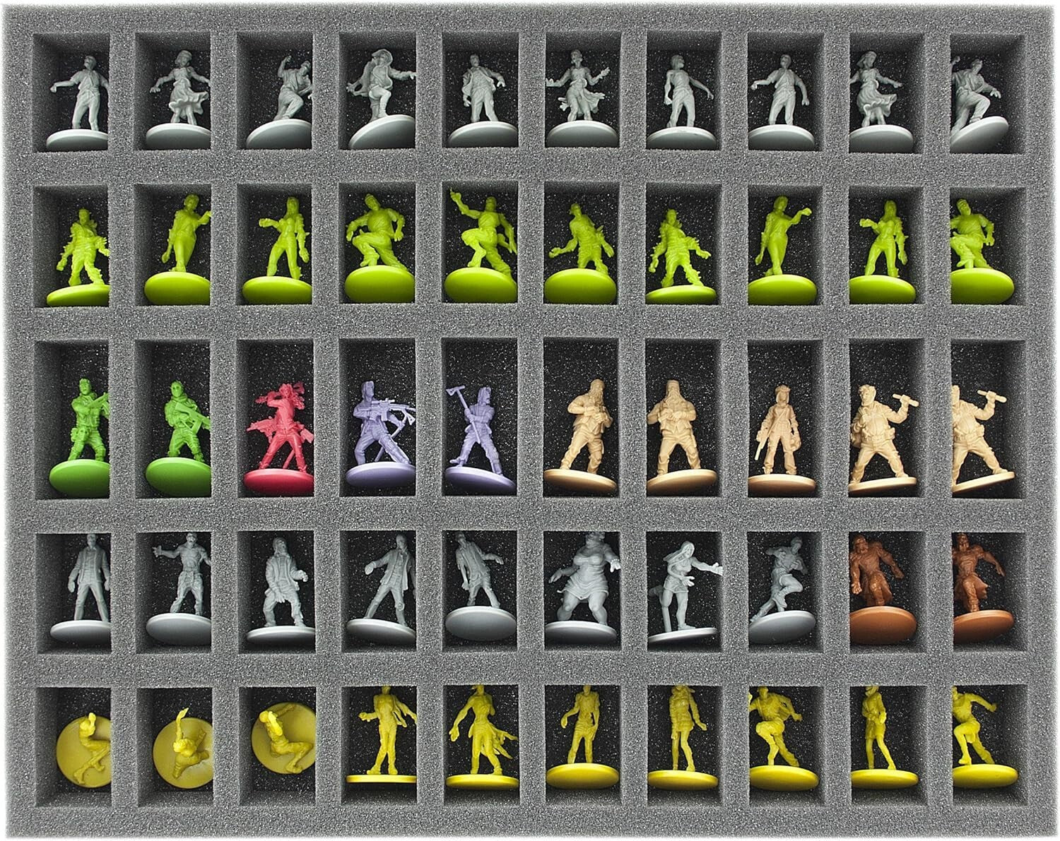 Compact Miniature Carrier with Foam Layers for 150 Figures & Monsters | 1.8 lbs