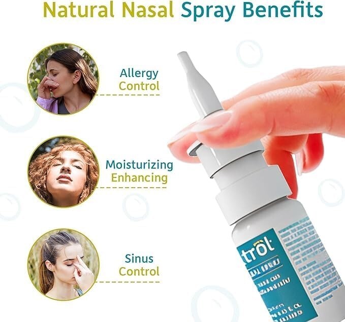 Allergen-Fighting Nasal Spray - Natural Saline for Daily Use (1.7 fl. oz.)
