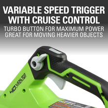 Load image into Gallery viewer, Lightweight 40V Axial Leaf Blower - 120 MPH Wind Speed &amp; 3-Year Warranty