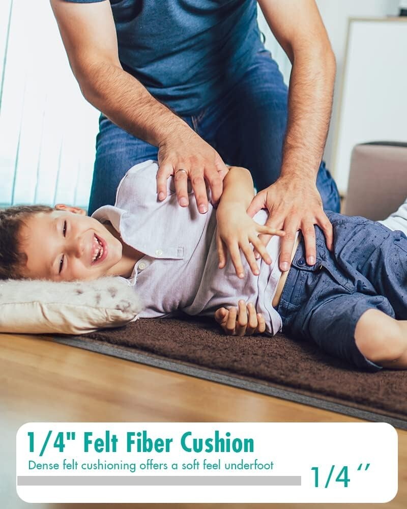 Premium 9x12 Feet Non-Skid Felt Padding - Carpet Protection for Hardwood Floors