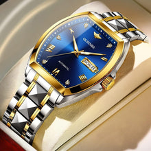 Load image into Gallery viewer, Stylish Men's Automatic Watch with Blue Finish, Date Function &amp; Sapphire Crystal