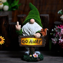 Load image into Gallery viewer, Eco-Friendly Solar LED Gnome Decoration - 10-Inch Funny Lawn Sculpture