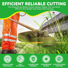 Load image into Gallery viewer, Efficient 100 Pack Weed Eater Blades with Streamlined Design for Quality Cutting