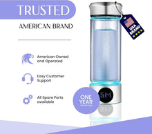 Load image into Gallery viewer, Premium Hydrogen Water Bottle Generator – 300ml with LED Display &amp; PEM Tech