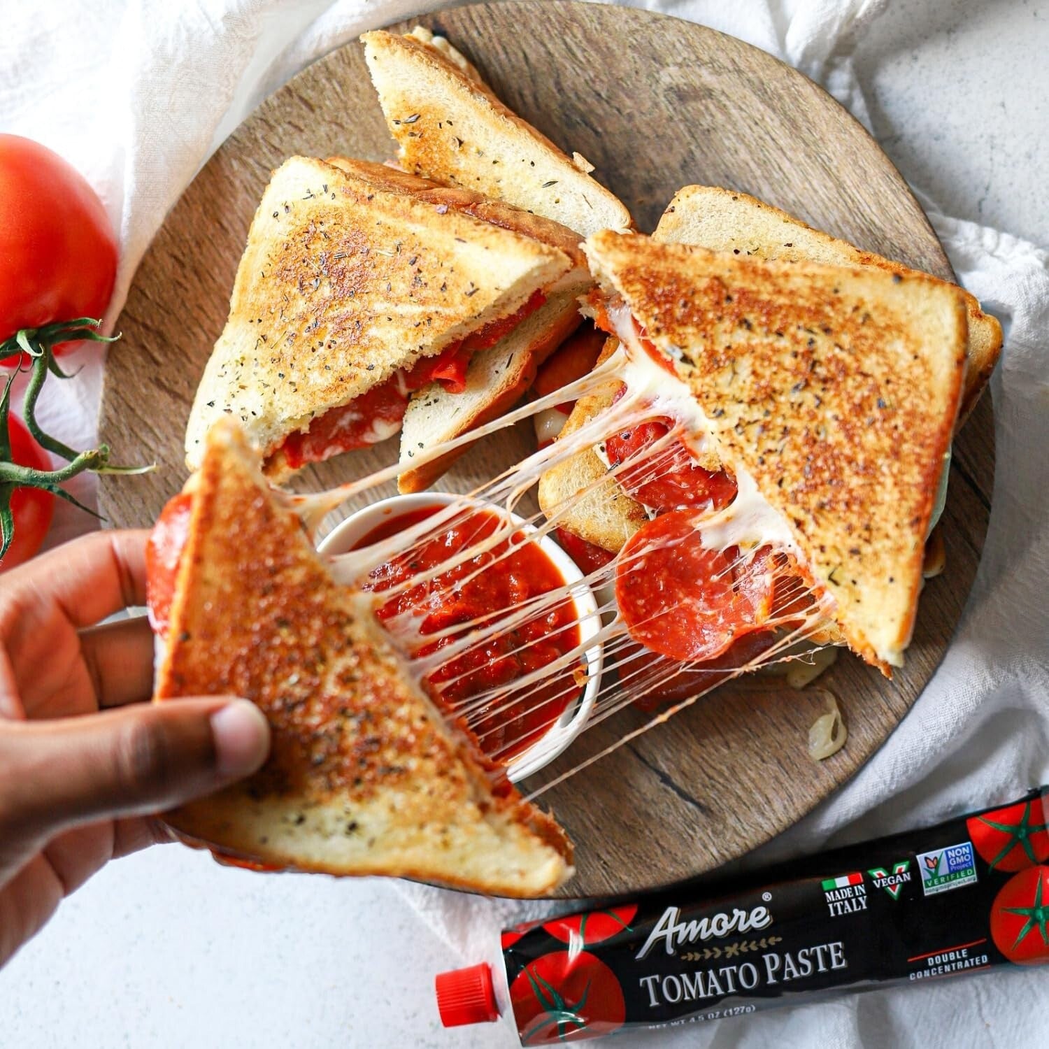 Double Concentrated Vegan Tomato Paste in Easy Squeeze Tubes - Italian Quality