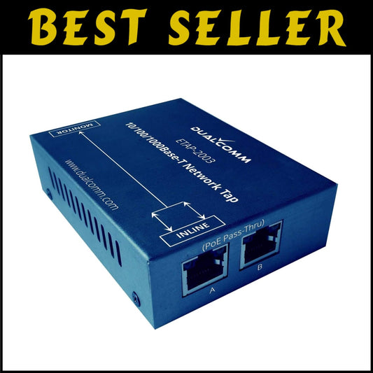 Compact ETAP-2003 Gigabit Ethernet TAP for Reliable Network Monitoring