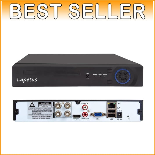 4-Channel 1080N Hybrid DVR - Versatile HD Security System with Motion Detection