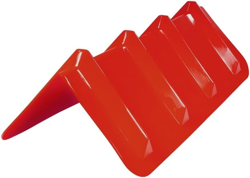 10 Pack 8" x 8" x 24" Red V-Shaped Corner Edge Guards - Heavy Load Protection