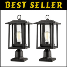 Load image into Gallery viewer, Versatile Outdoor Lamp Post Light, Pier or Post Mount, Weather-Resistant Design