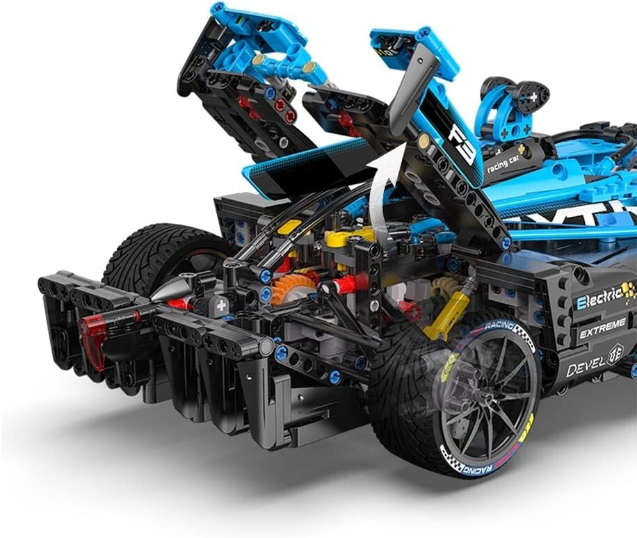 Detailed Formula 1 Racing Car Blocks Set - Perfect for Teen and Adult Collectors