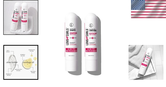 Non-Crunchy Curl Defining Shampoo & Conditioner, Gluten-Free & Gentle Care