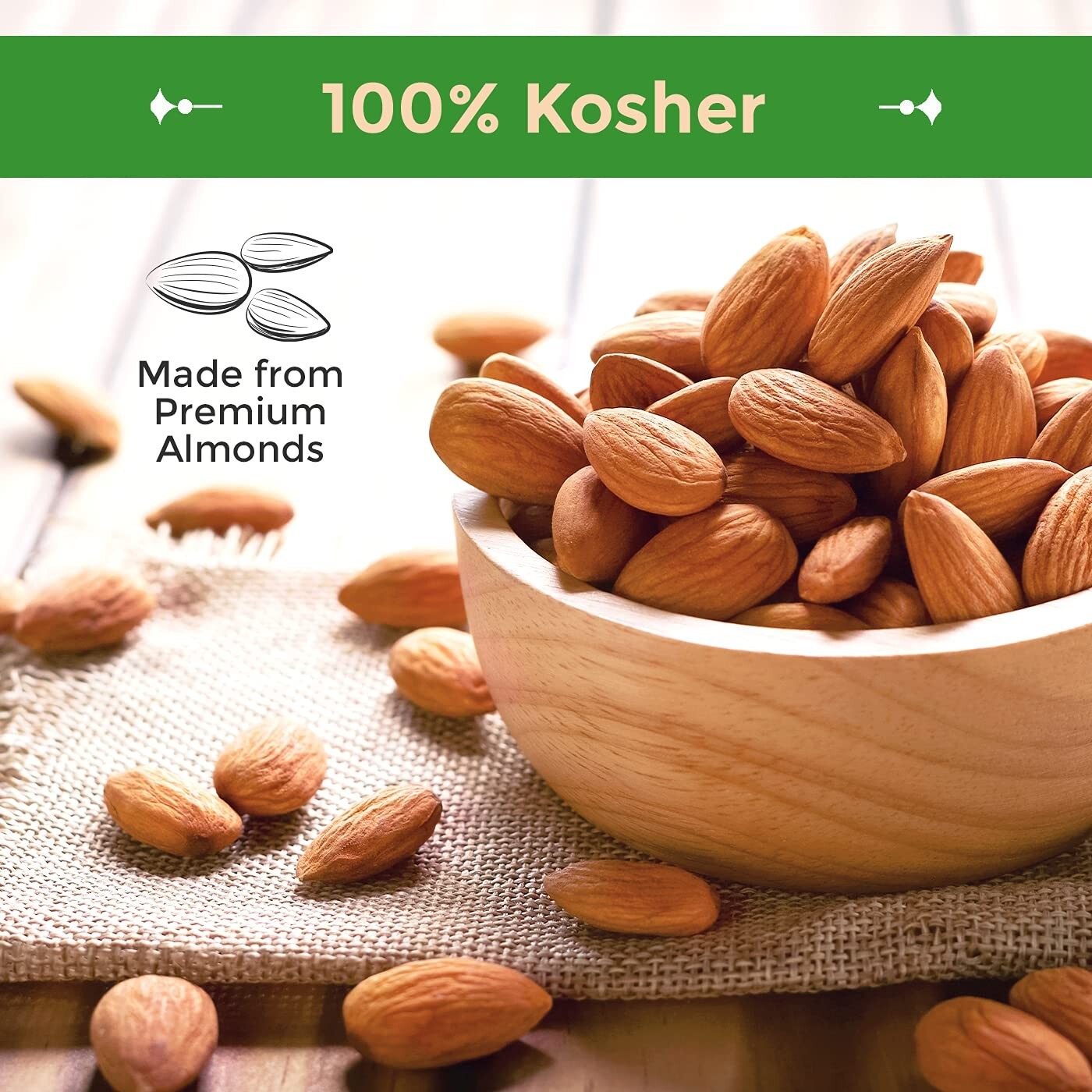 Delicious Unsalted Roasted Almonds - 5Lb Gourmet Snack with Nutritional Benefits