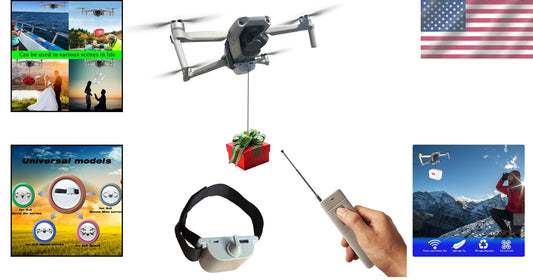 Drone Airdrop System for DJI - Expand Your Drone's Potential with Remote Control